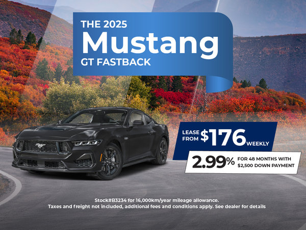 Get the 2025 Mustang GT Fastback