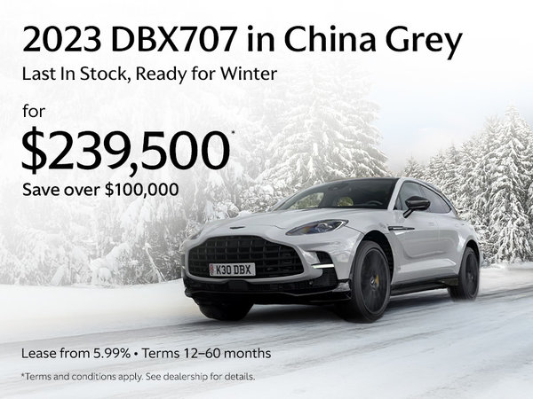 2023 DBX707 in China Grey