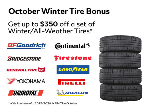October Winter Tire Bonus