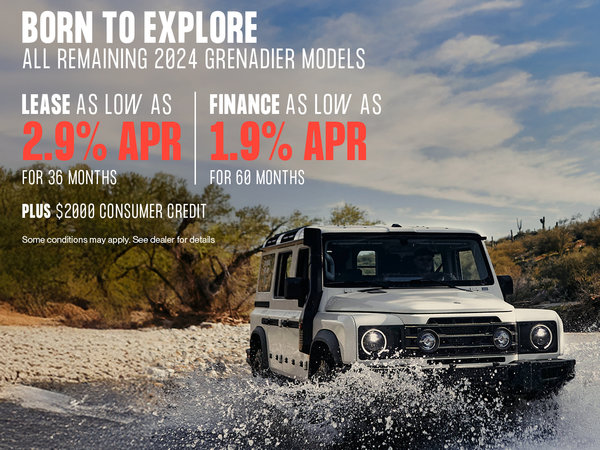 Lease or Finance the 2024 Grenadier