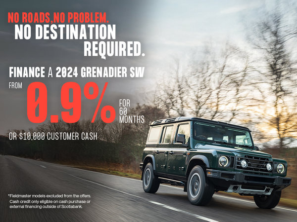 Finance from 0.9% for 60 months