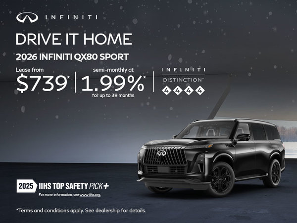 Drive It Home – 2026 QX80 Sport