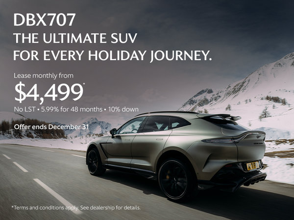DBX707 – The Ultimate SUV for Every Holiday Journey.