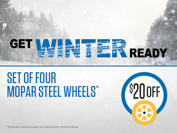Save $20 Set of 4 MOPAR Steel Wheels*