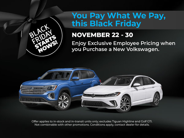 Employee Pricing this Black Friday