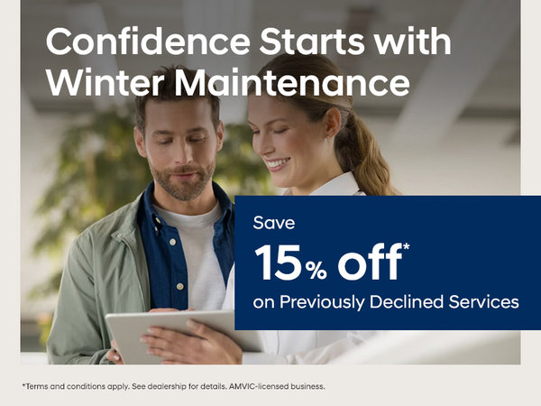 Save 15% off Previously Declined Services
