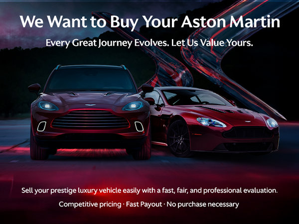 We Want to Buy Your Aston Martin