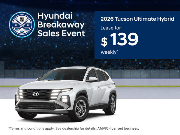 Hyundai Breakaway Sales Event | 2026 Tucson Ultimate Hybrid