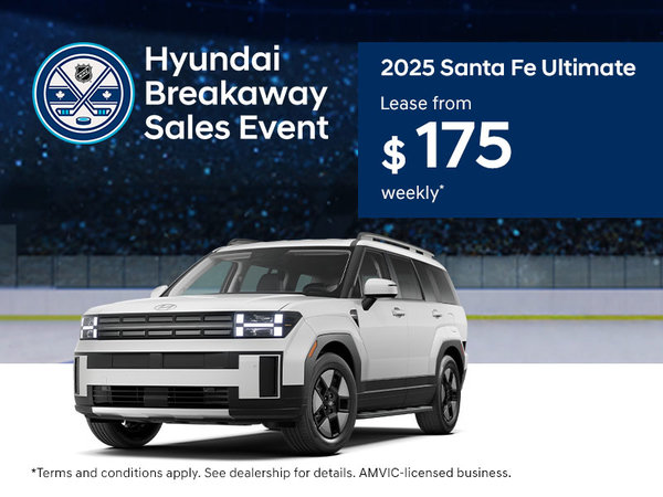 Hyundai Breakaway Sales Event | 2025 Santa Fe Ultimate