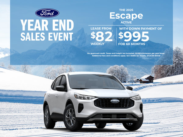 Get the 2025 Escape Active!