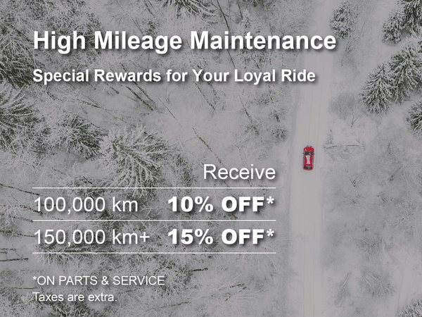 High Mileage Maintenance Special