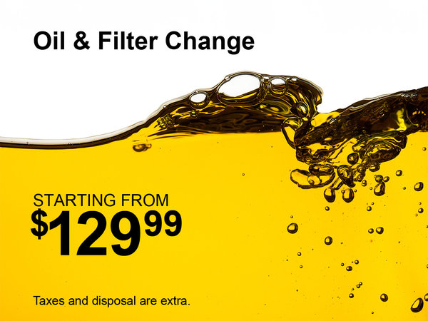 Oil Change Special