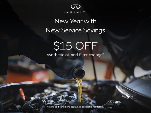 $15 Off Synthetic Oil and Filter Change