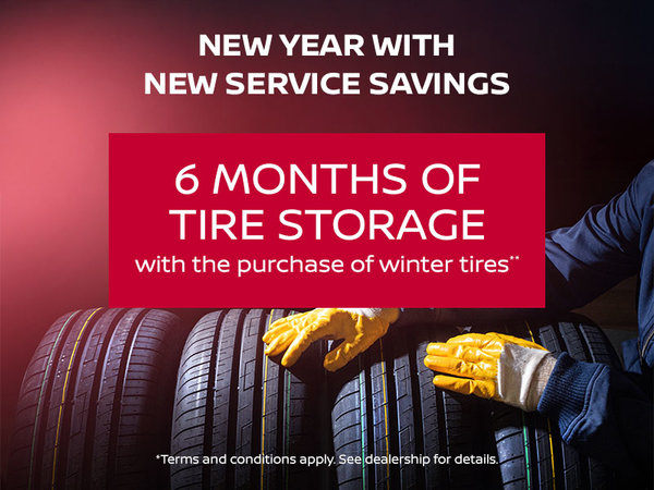 6 Months of Tire Storage with the Purchase of Winter Tires