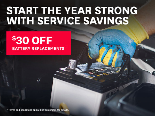 $30 Off Battery Replacements
