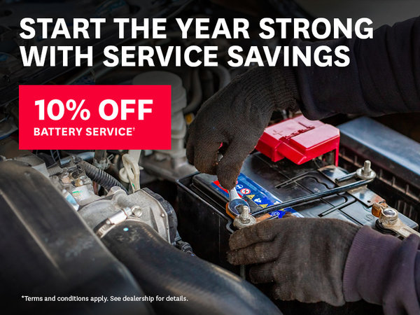 10% Off Battery Service