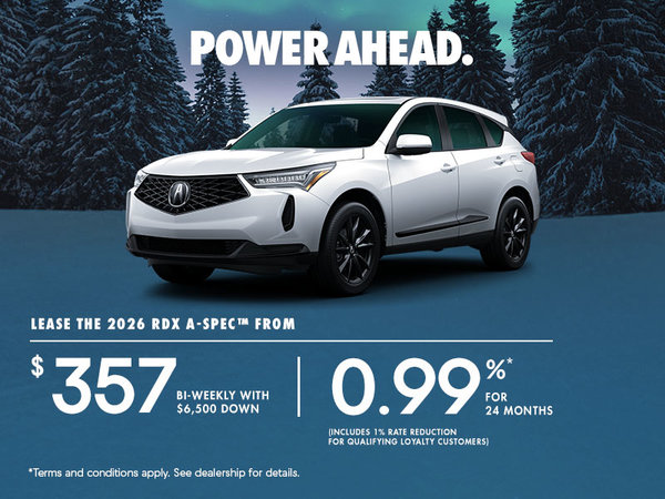 Power Ahead | 2026 RDX