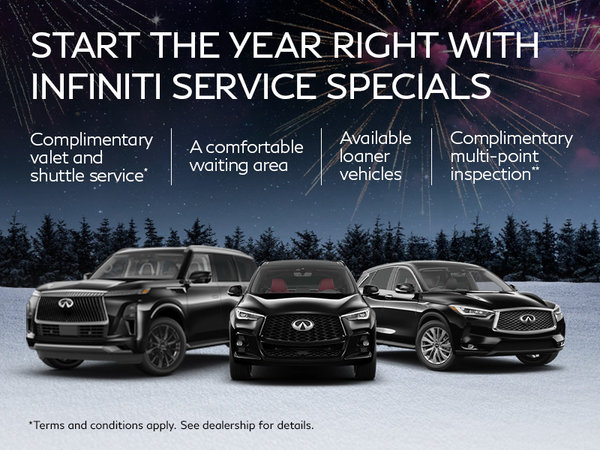 Start the Year Right with INFINITI Service Specials