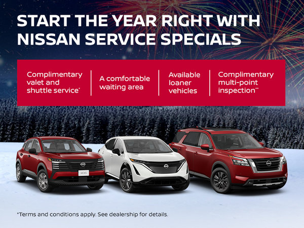 Start the Year Right with Nissan Service Specials