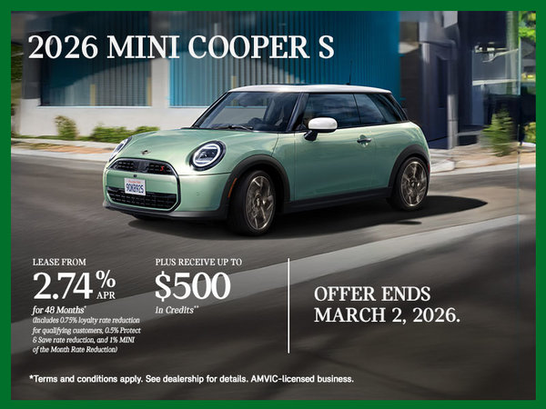 2026 MINI Cooper S