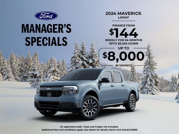 Manager's Special on the 2024 Maverick!