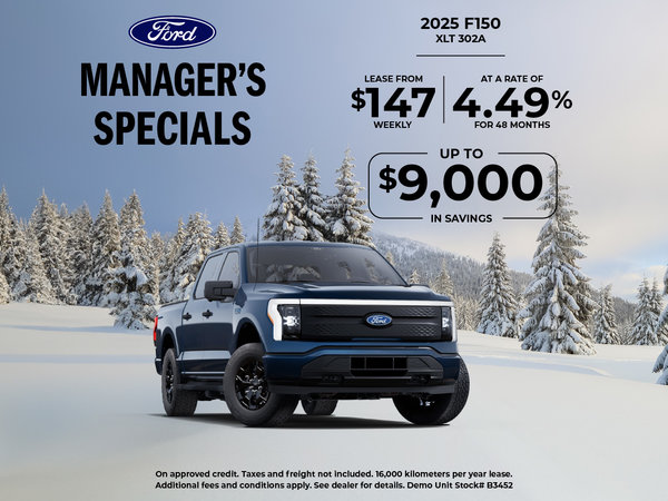 Manager's Special on the 2025 F150 XLT