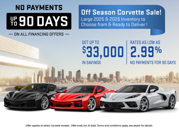 Corvette Sale - Save up to $33,000!