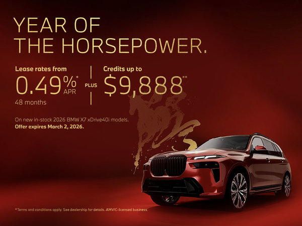 Year of the Horsepower. | 2026 X7 xDrive40i