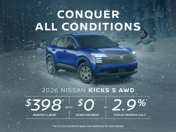 2026 Nissan Kicks S AWD