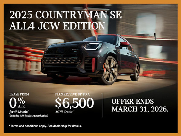 2025 MINI Countryman SE ALL4 JCW
