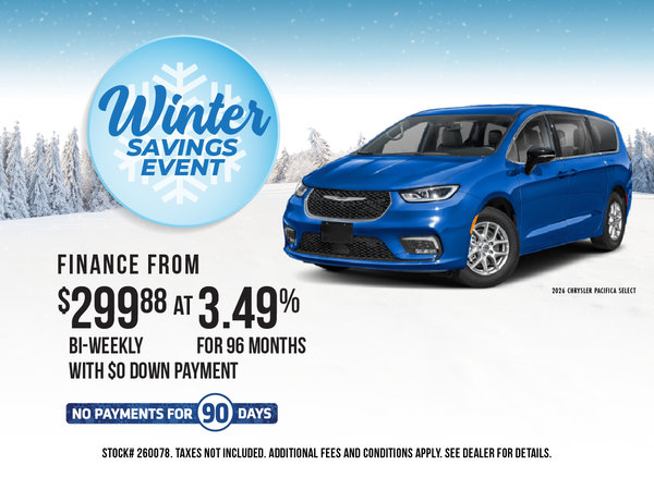 Get the 2026 Chrysler Pacifica