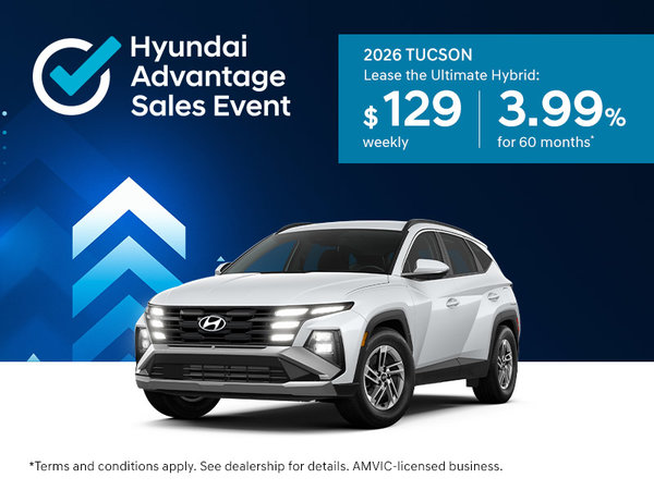 Hyundai Advantage Sales Event | 2026 Tucson Ultimate Hybrid