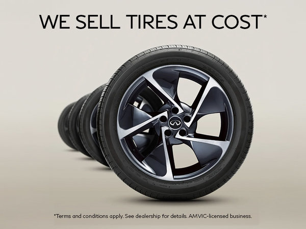 We sell tires at cost!