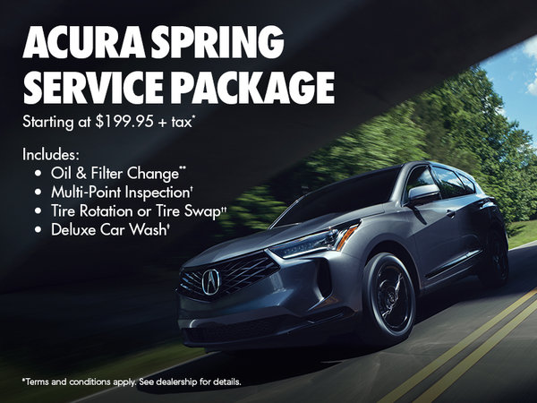 Acura Spring Service Package
