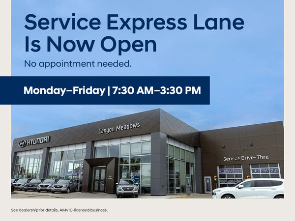 Service Express Lane Is Now Open