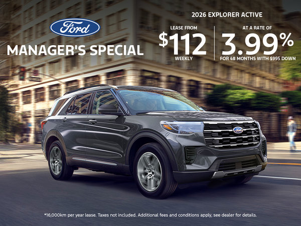 Get the 2026 Ford Explorer Active