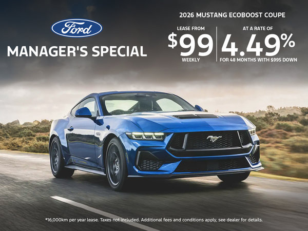 Get the 2026 Ford Mustang Ecoboost Coupe