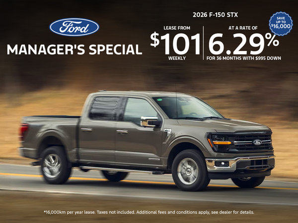 Get the 2026 Ford F-150 STX