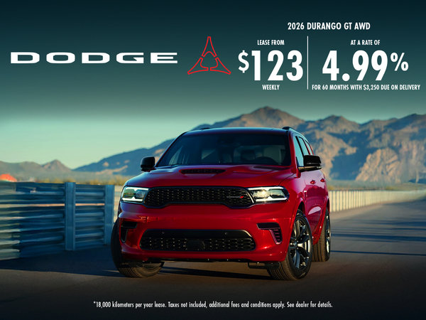 Get the 2026 Durango GT