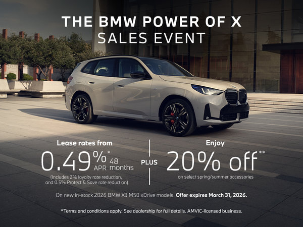 The BMW Power of X Sales Event | 2026 X3