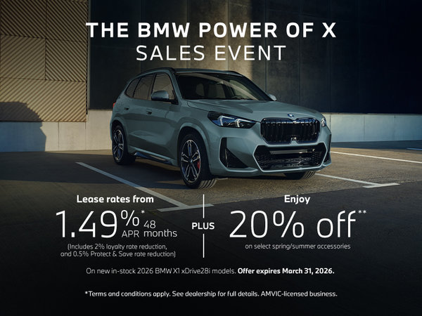 The BMW Power of X Sales Event | 2026 X1