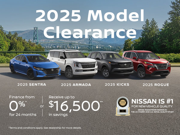 2025 Model Clearance