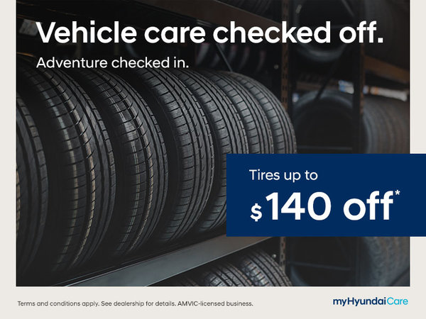 Tires up to $140 Off
