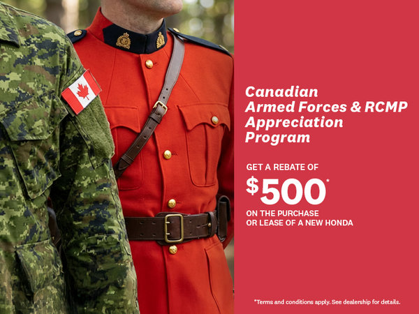 Canadian Armed Forces & RCMP Appreciation Program