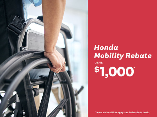 Honda Accessibility Rebate Program