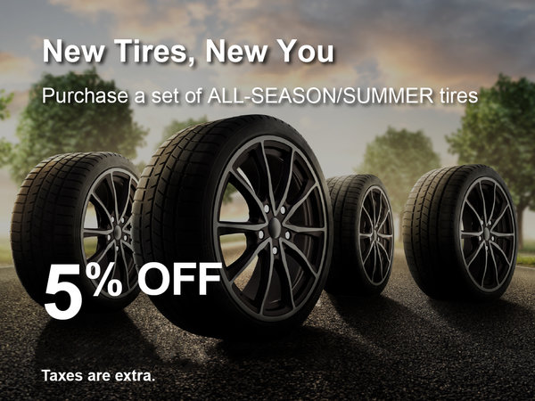 Summer/All Season Tires Special