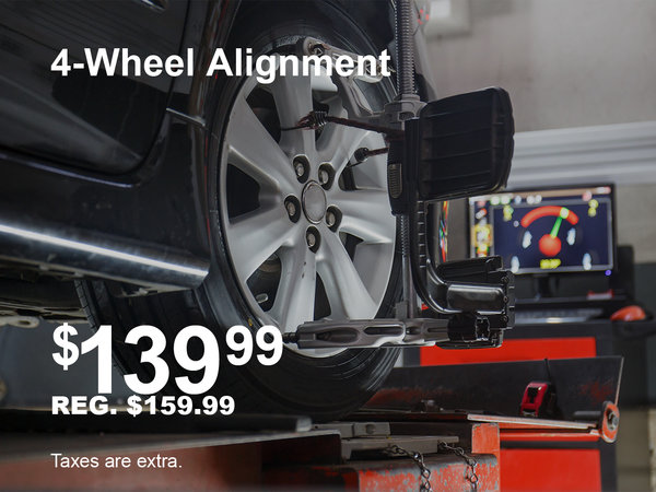 4-Wheel Alignment Special