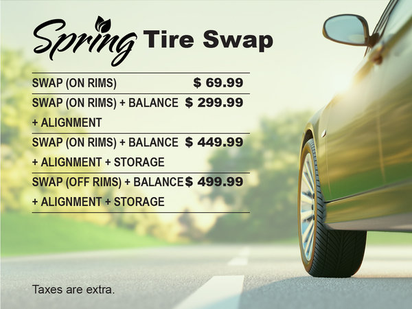 Tire Swap Special