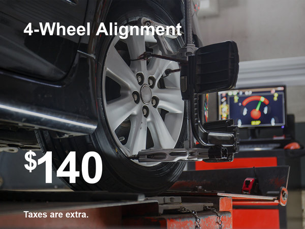 4-Wheel Alignment Special