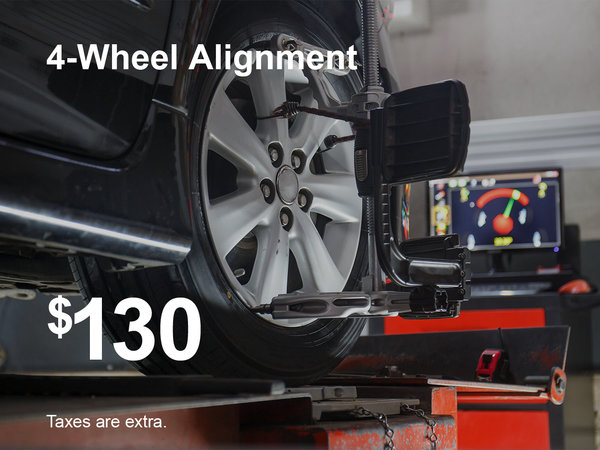 4-Wheel Alignment Special